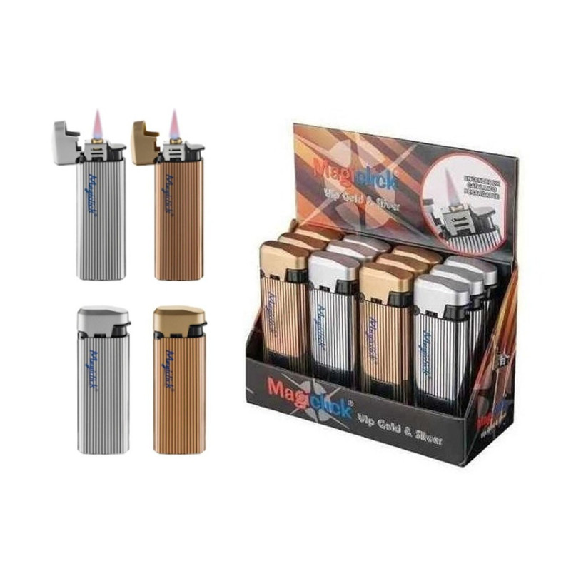 Encendedor Magiclick Vip Gold & Silver x 12