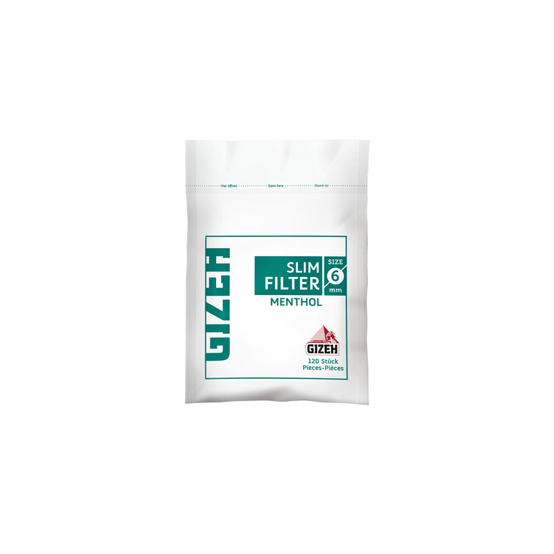 Gizeh Filtros Slim Menthol