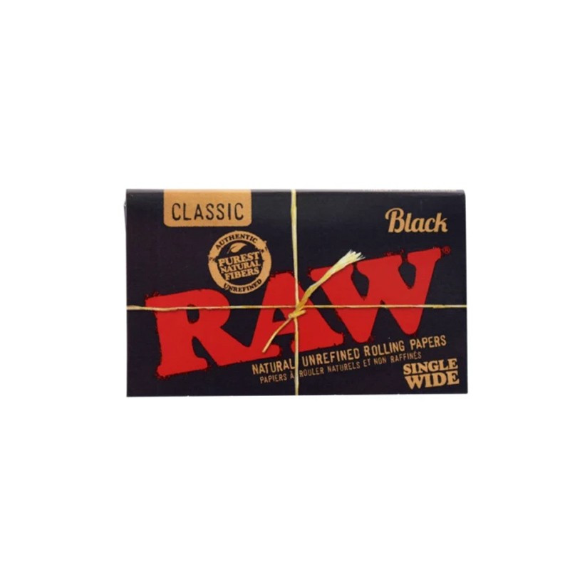 Raw Classic Black Doble corta 70mm Papeles