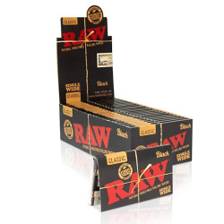 Raw Classic Black Doble corta 70mm Papeles