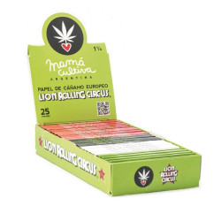 Lion Rolling Circus Mama Cultiva Cañamo 1 1/4 Papeles