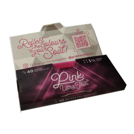 Prisma Celulosa Pink 1 1/4 Papeles