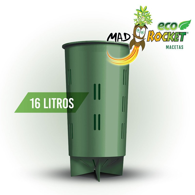 Maceta Mad Rocket Eco 16 L