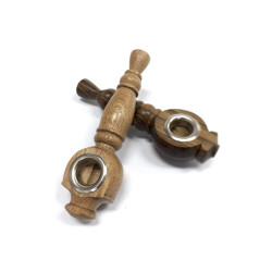 Pipa Madera Torneada Grande