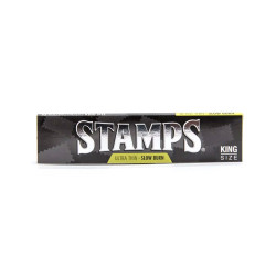 Stamps King Size Black Papeles