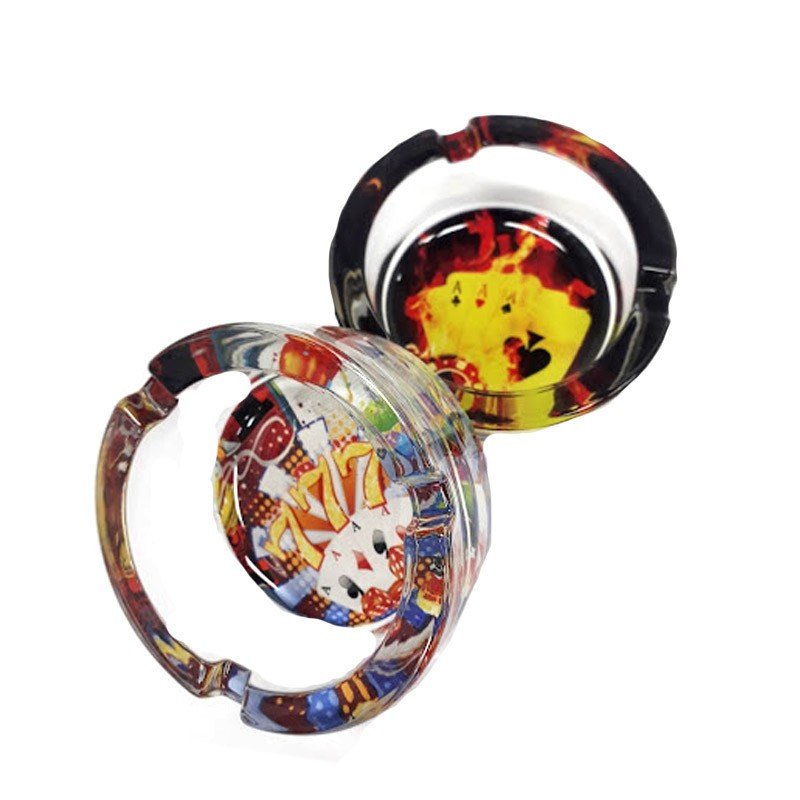 Cenicero De Vidrio Poker  EE50079