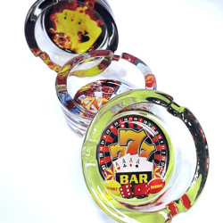 Cenicero De Vidrio Poker  EE50079