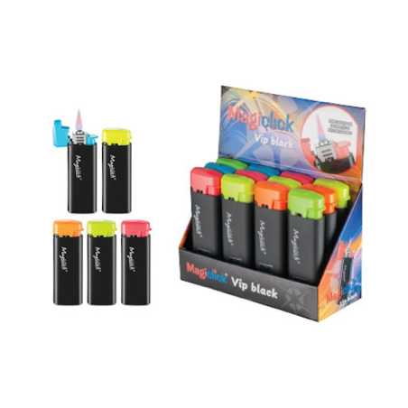 Encendedor Magiclick Vip Black x 12