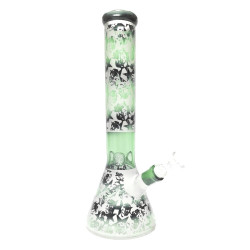 Bong de Vidrio Calavera Verde  GDE BNG 075A