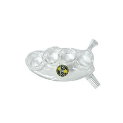 Pipa de Agua Manopla Vidrio Con Lata