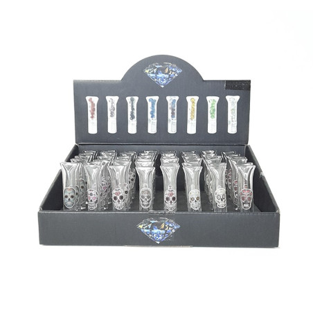 Filtro Tuquero Vidrio Calavera 6.7cm FTV002