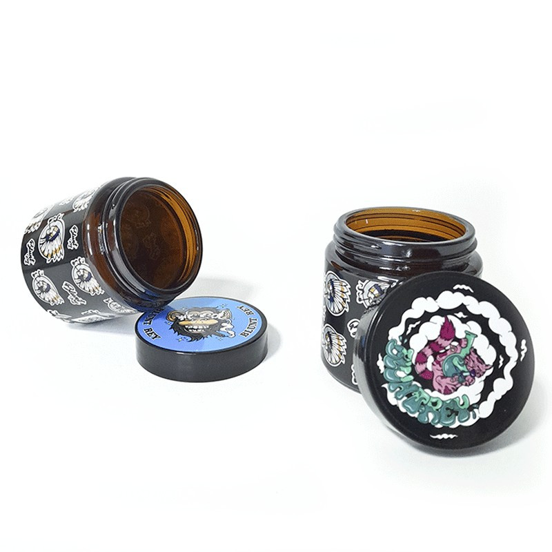 Blunt Rey Guarda Flor Vidrio Marron