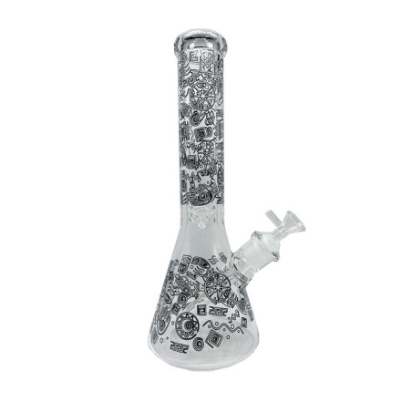 Bong Pirex Azteca Con Atrapa Hielo 294