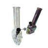 Bong Vidrio Calavera Cromado DK 6522-A