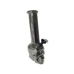 Bong Vidrio Calavera Cromado DK 6522-A