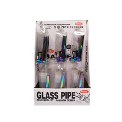 Pipa Vidrio Blister Rainbow 212806