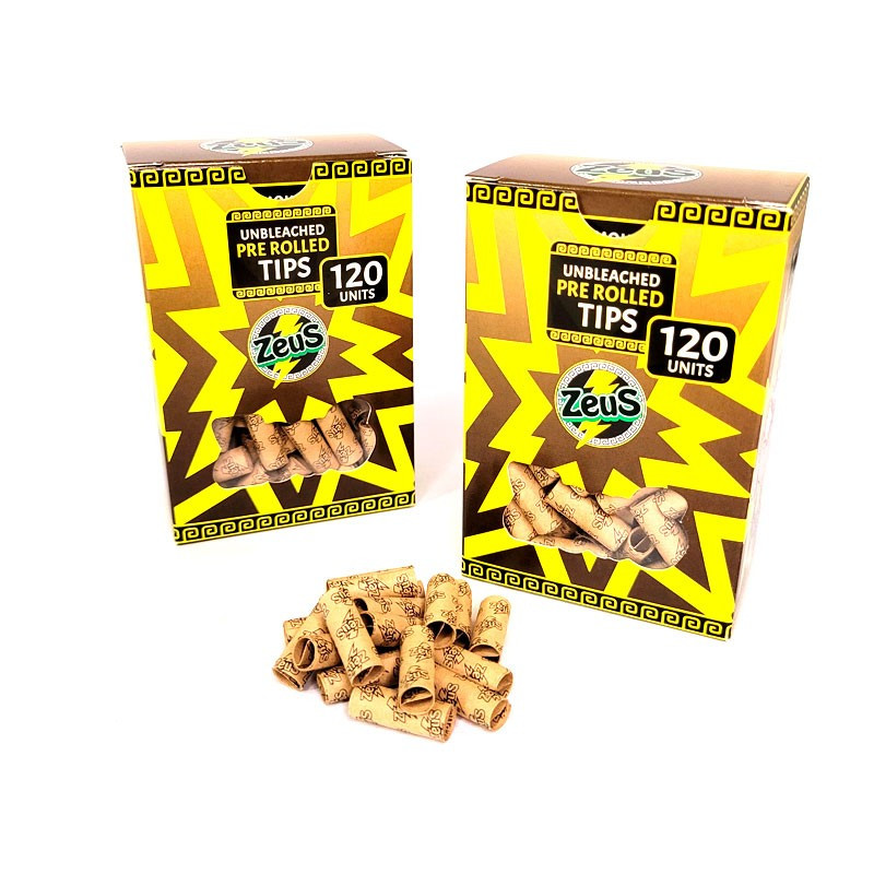 Zeus Filtro Pre-rolled Unbleached x120