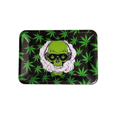 Bandeja Metal Chica Sunglass Skull MT56