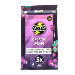 Zeus Wrap Organic Hemp Blunt x5
