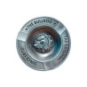 Bulldog Cenicero Metalico Relieve