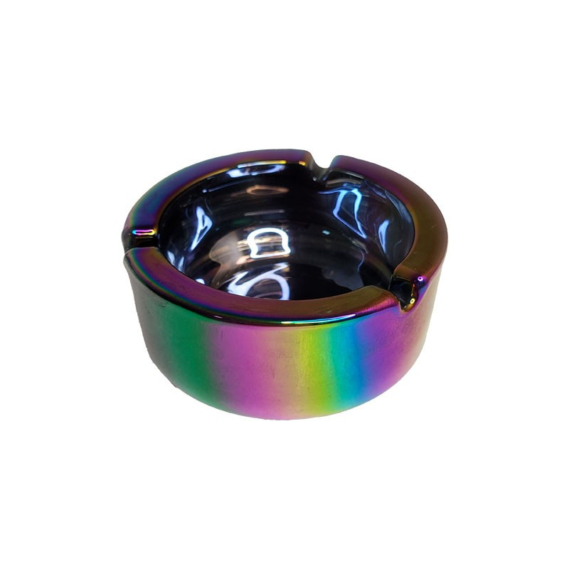 Cenicero de Vidrio Tornasolado 210203