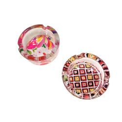 Cenicero De Vidrio Psicodelico 080