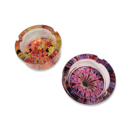 Cenicero De Vidrio Flower 080A