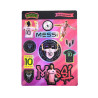 Plancha Stickers Vinilo Tornasolado Messi Paris