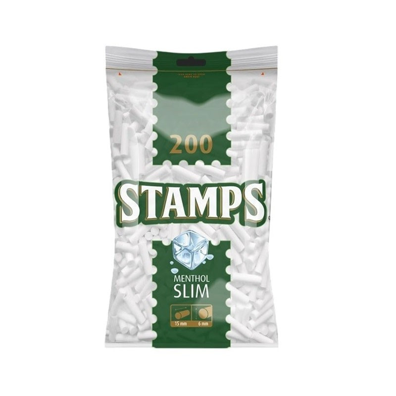 Stamps Filtros Slim Menthol x200